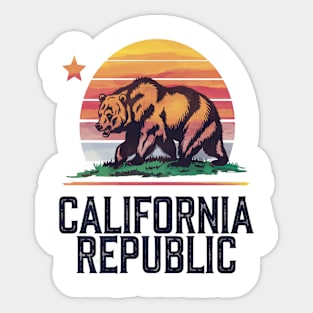 California Republic Sticker